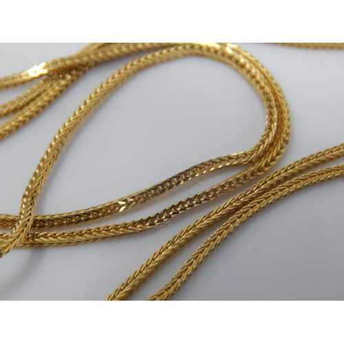 10 - 18ct Gold neck Chain: Length 58cm: Weight 5.48g