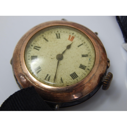 38 - A Group of Items including a Fine 14ct Gold Chain, Ladies Omega Wristwatch, Gold Fronted Silver Wris... 