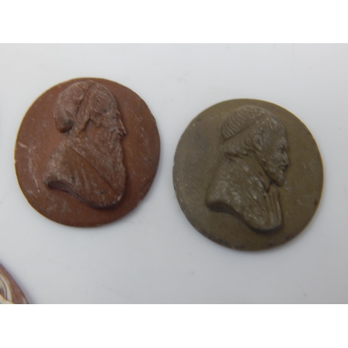 44 - A 19th Century Finely Carved Cameo Depicting a Classical Scene together with a Quantity of Portrait ... 