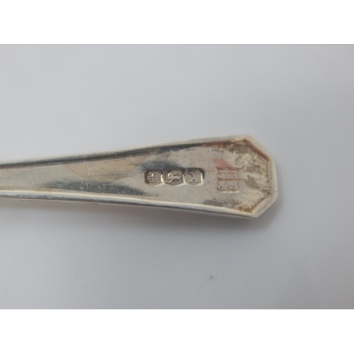 115 - A Set of 6 Silver Coffee Spoons Hallmarked Sheffield 1940 by Joseph Elliot & Sons: Weight 52g