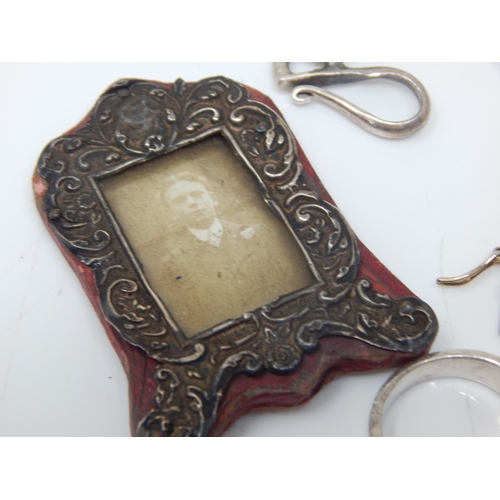 120 - A Quantity of Silver Jewellery Including Bangles, Pendant, Rings etc (lot) Weight 148g