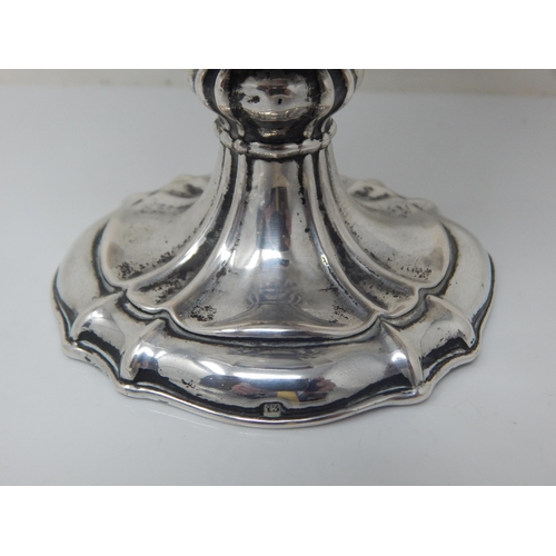 123 - 19th Century Silver Pedestal Bowl: 13 Loth, 812 Standard: Weight 124g