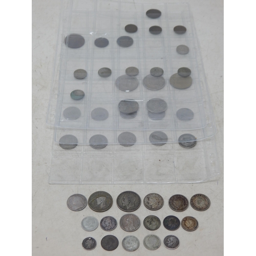 341 - A Quantity of QV & Later Silver Coins together with further coins