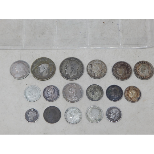 341 - A Quantity of QV & Later Silver Coins together with further coins