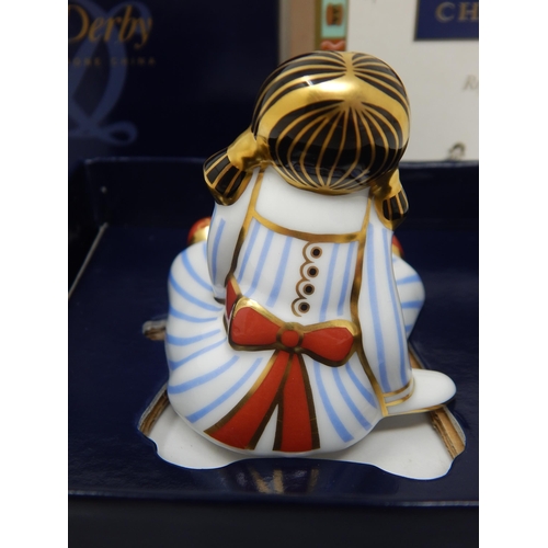 365 - Royal Crown Derby Treasures of Childhood Ragdoll 2003. Boxed & Sleeved.