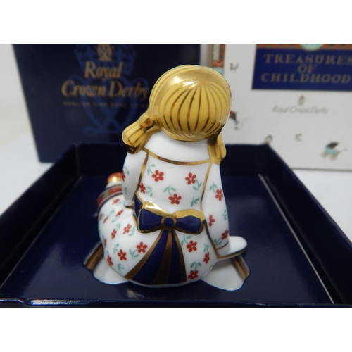 367 - Royal Crown Derby Treasures of Childhood Fleur Ragdoll 2005. Boxed & Sleeved.