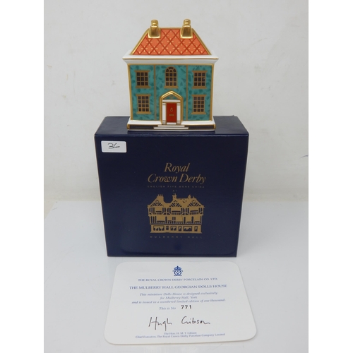 385 - Royal Crown Derby Miniature Houses 