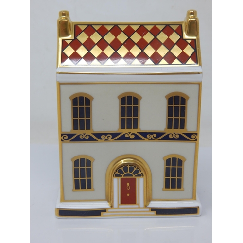 394 - Royal Crown Derby Miniature Houses “The Toy Box” 2002.