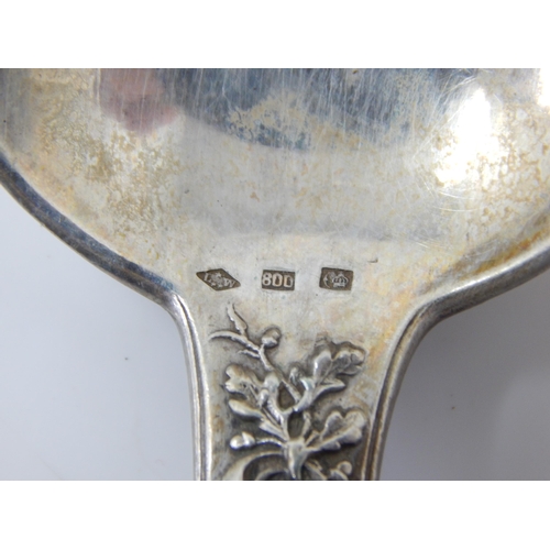 137 - A Set of 12 German 800 Standard Silver Tablespoons in Original Fitted Case: Length 21.2cm: Weight 10... 