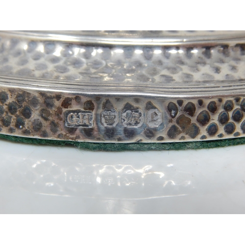 168 - A Pair of Victorian Silver Weighted Candlesticks with Original Hallmarked Silver Sconces: Hallmarked... 