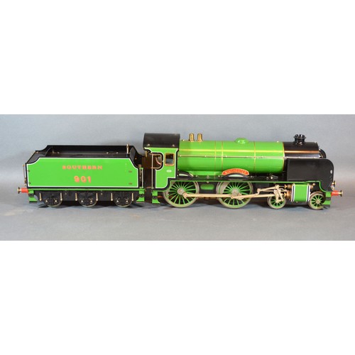 300 - A Gauge 1 Live Steam Engine The Winchester Southern 901 British Railways Schools Class by Aster comp... 