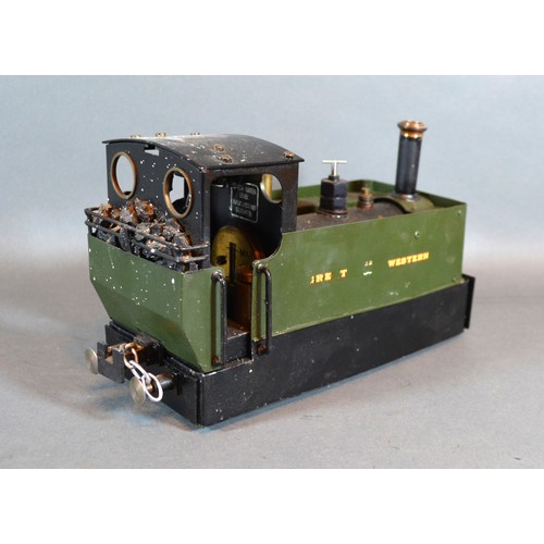 310 - A Gauge 1 Live Steam Great Western Tank Engine 22 cms long