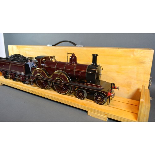 311 - A Gauge 1 Battery/Electric Midland Railway 4-4-0 Locomotive and Tender by Cherry Scale Models No.175... 