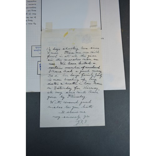 346 - A Hand Written Letter by King George V dated January 1st 1924