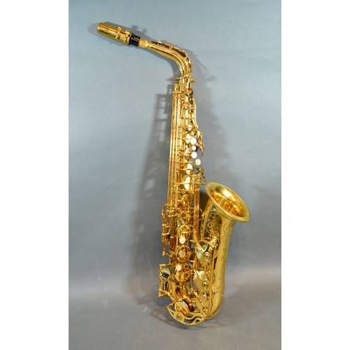 311 - A Yamaha YAS-62 Brass Alto Saxophone serial number 034262 within original fitted case