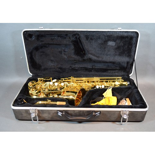 313 - An Alto Saxophone by Gear for Music within fitted case