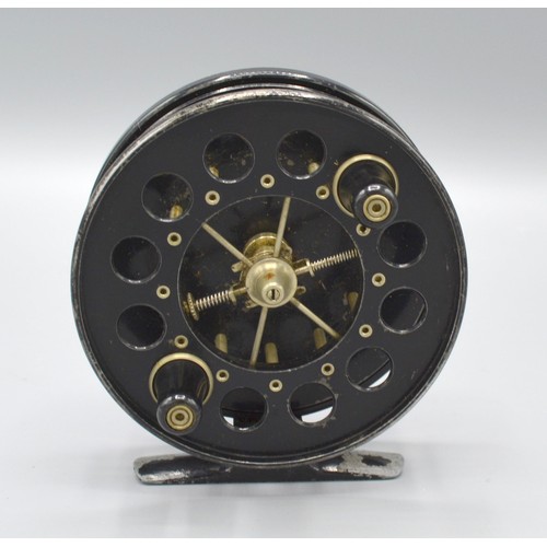 180 - An Allcocks Aerial fishing reel, 9.5cms diameter