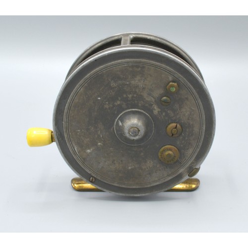 187 - The Silex No. 2 fishing reel by Hardy Brothers Limited, 10cms diameter