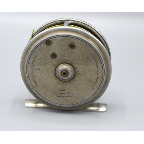 192 - Patent Uniqua fishing reel by Hardy Brothers Limited, 8cms diameter