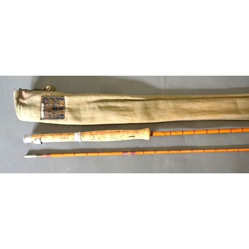 228 - The J.J. Triumph Palakona split cane fly fishing rod by Hardy Brothers Limited