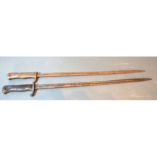 264 - Two WWI bayonets, 65cms long