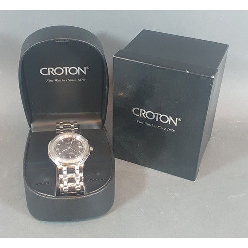 226 - A Croton stainless steel cased automatic gentlemans wristwatch