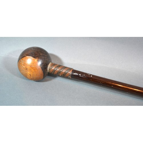 340 - An African Knob Kerry 73 cms long