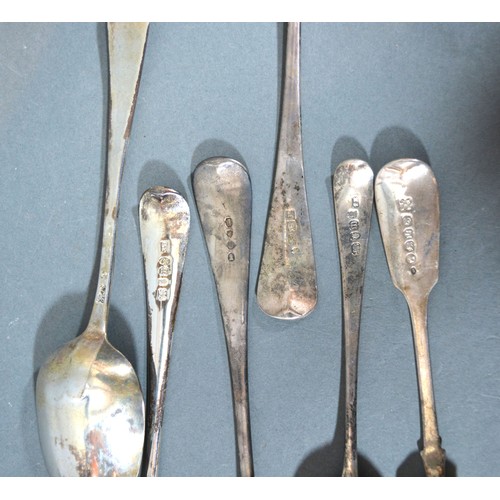 256 - A George III Silver Tablespoon By Hester Bateman together with another similar Georgian tablespoon, ... 