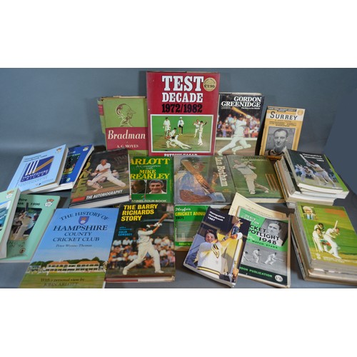 535 - *** PLEASE COLLECT *** A Collection Of Books, Magazines And Score Cards all relating to cricket