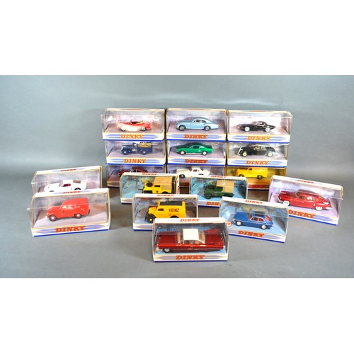 14 - A Dinky Collection by Matchbox Ford Mustang together with 16 other Dinky Collection by Matchbox cars