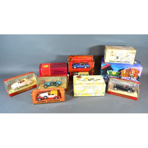 21 - A Collection Of Matchbox Yesteryear Model Cars and Vehicles and related Yesteryear Models