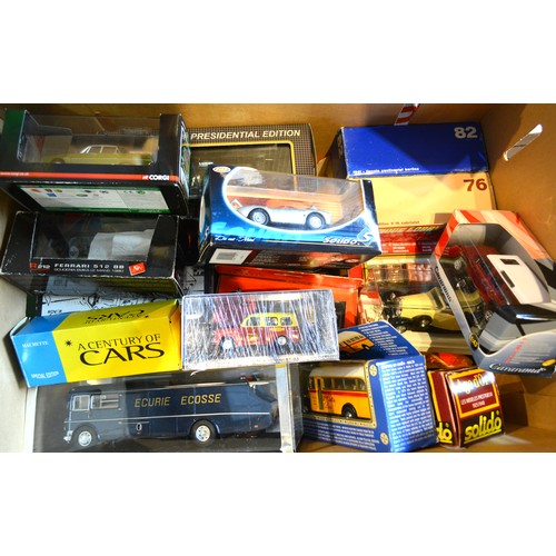 27 - A Large Collection Of Model Cars And Vehicles, all boxed