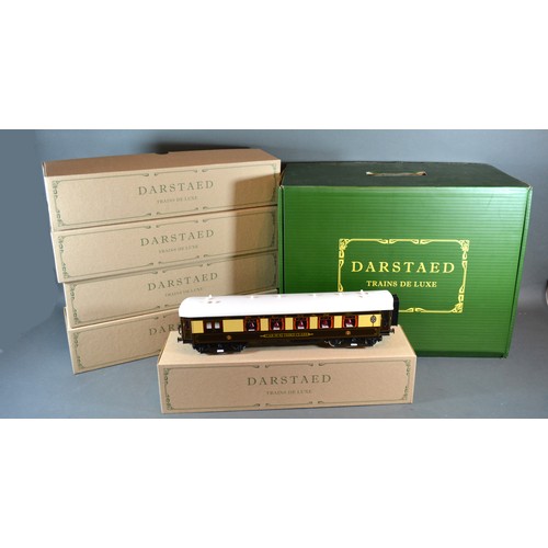 42 - A Darstaed Trains Deluxe Brighton Belle Number 5 Car Pullman Set all within original box