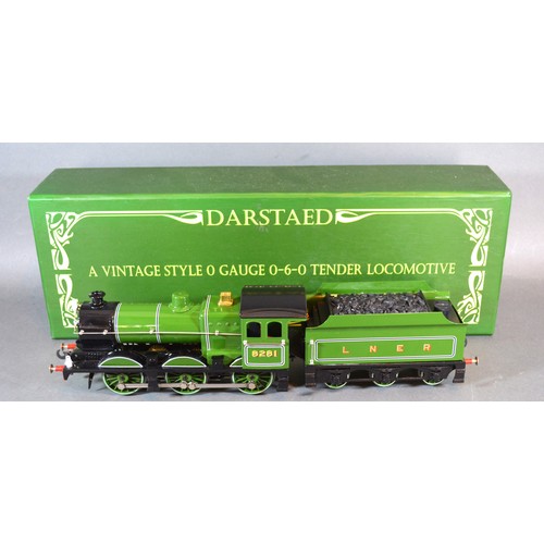 47 - A Darstaed Vintage Style 0 Gauge 0-6-0 Tender Locomotive LNER J Class 8281 within original box