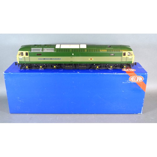 50 - A Heljan PR Two Tone Green 0 Gauge Class 47 D1664 George Jackson Church Ward No.4884 with original b... 