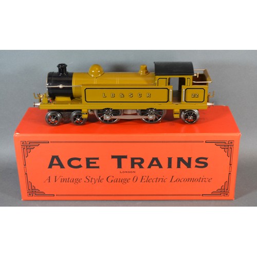 53 - Ace Trains A Vintage Style Gauge 0 Electric Locomotive LB&SCR No.22 within original box