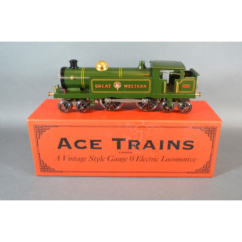 55 - Ace Trains A Vintage Style Gauge 0 Electric Locomotive 4-4-4 Tank Engine GW7202 within original box