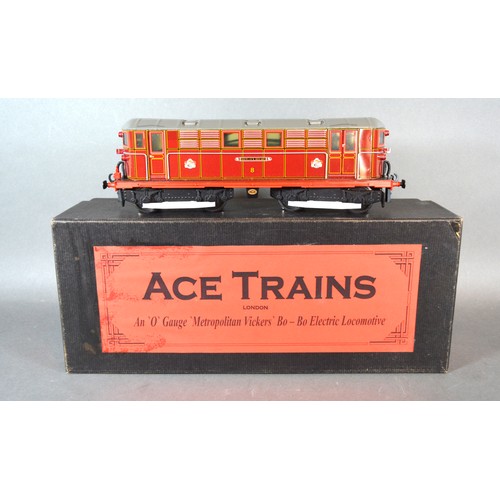 59 - An Ace Trains 0 Gauge Metropolitan Vickers Bo/Bo Electric Locomotive Sherlock Holmes No.8 Metropolit... 