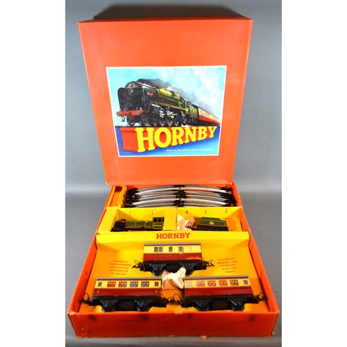 92 - A Hornby 0 Gauge Passenger Train Set within original box