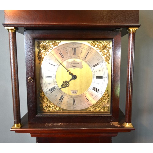 569 - A 20th Century Mahogany Long Case Clock by Smallcombe Clocks