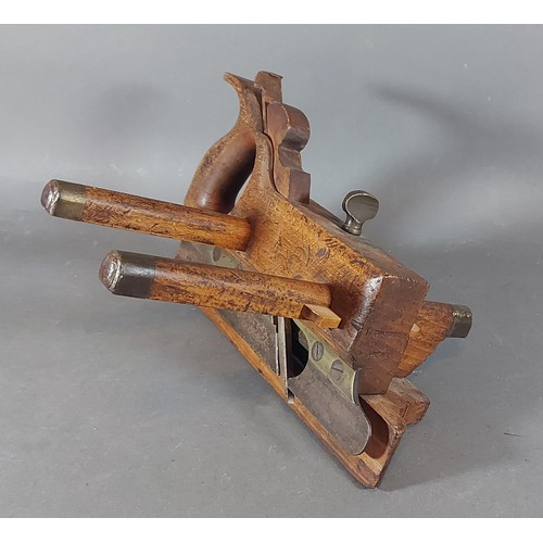 267 - An early wooden moulding plane by A. Mathieson and sons Glasgow