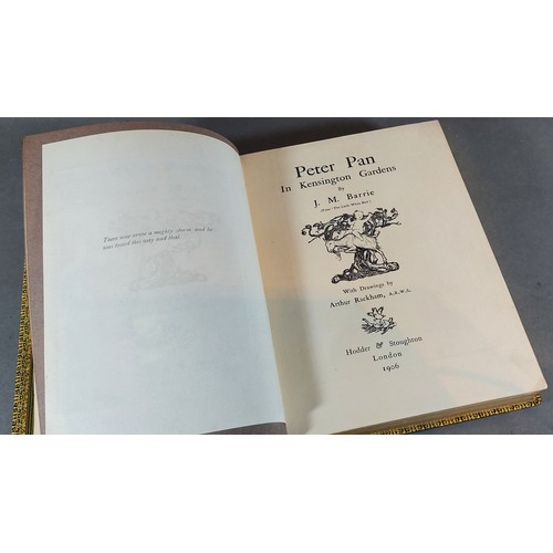 129 - One volume Peter Pan In Kensington Gardens by J.M. Barrie, illustrated by Arthur Rackham, first Edit... 