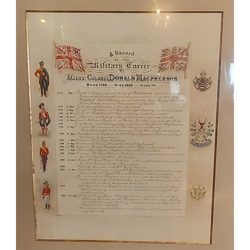 319 - Christopher Clark, A Record Of The Military Service Of Captain David Macpherson and Colonel Donald M... 