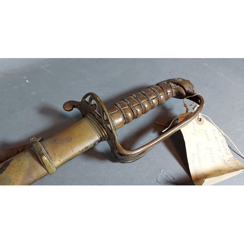 320 - A Victorian officers sword by Smith and Sons with metal scabbard