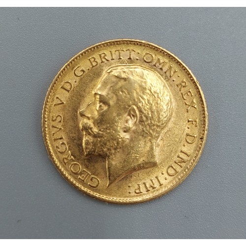 144 - A George V gold half sovereign dated 1911