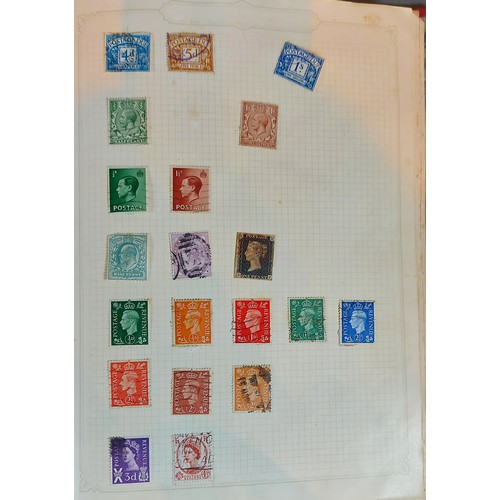 270 - A Simplex stamp album containing stamps of the world  to include a penny black stamp