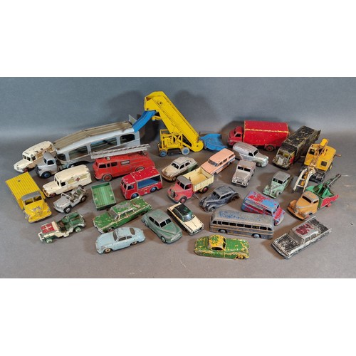 291 - A Dinky Supertoys Elevator Loader, together with a collection of Dinky Toys diecast models