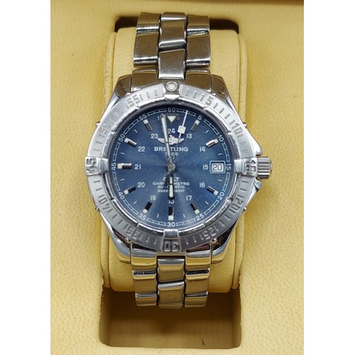 135 - A Breitling Colt Chronometre automatic in stainless steel complete with boxes and paperwork