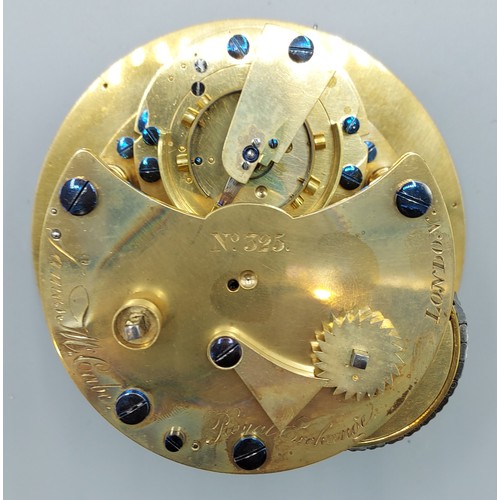 334 - James McCabe No. 325, a Marine Chronometer, the silvered dial inscribed James McCabe, Royal Exchange... 