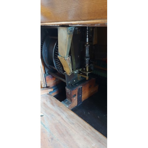 299 - A 19th Century Barrel Piano with penny slot